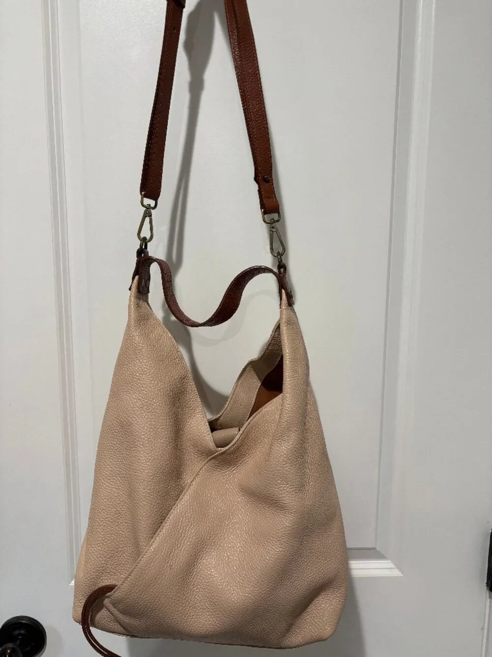 Sundance Pebbled Leather Shoulder Bag